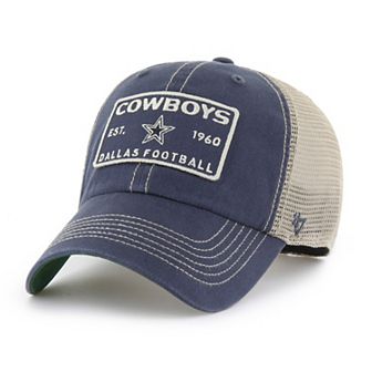 Men's '47 Navy Dallas Cowboys Wabash Trucker Clean Up Adjustable Hat