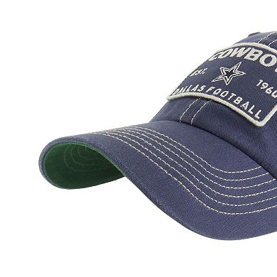 Men's '47 Navy Dallas Cowboys Wabash Trucker Clean Up Adjustable Hat