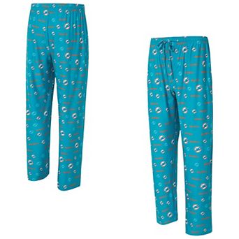 Men's Concepts Sport Aqua Miami Dolphins Mosaic All Over Print Pants
