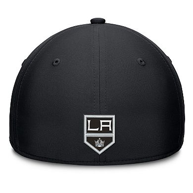 Men's Fanatics Black/Silver Los Angeles Kings Authentic Pro Rink Flex Hat