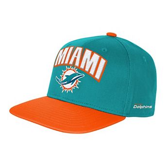 Youth Outerstuff Aqua Miami Dolphins Essentials Adjustable Hat