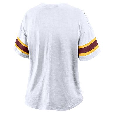 Women's Fanatics White Minnesota Golden Gophers Hometown Premium Script T-Shirt