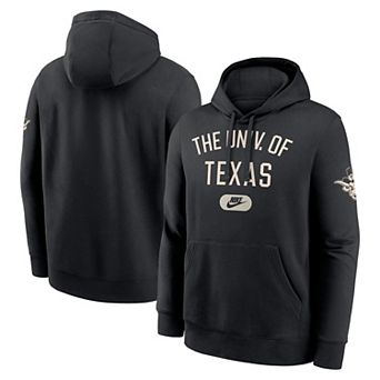 Men's Nike Black Texas Longhorns Club Fleece Fashion Hoodie