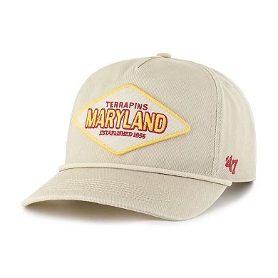 Unisex '47 Cream Maryland Terrapins Outdoorsmen Cairn Hitch Adjustable Hat