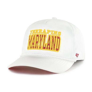Women's '47 White Maryland Terrapins Outspoken Hitch Adjustable Hat