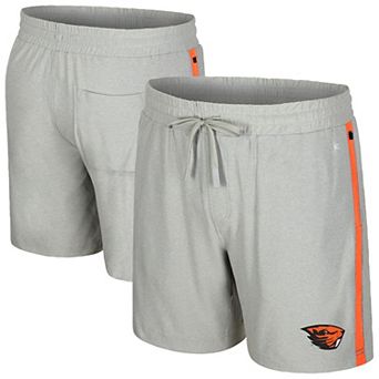 Men's Colosseum Gray Oregon State Beavers Mac Shorts