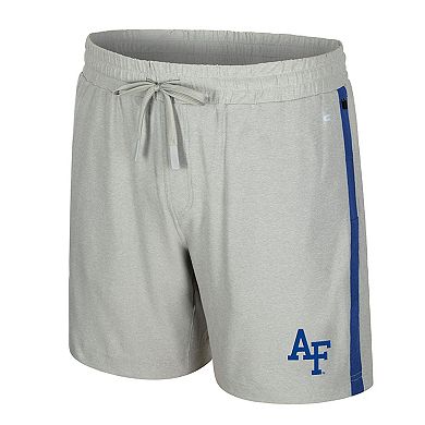 Men's Colosseum Gray Air Force Falcons Mac Shorts