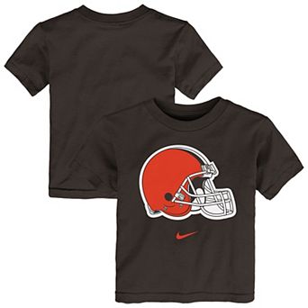 Toddler Nike Brown Cleveland Browns Primary Logo T-Shirt