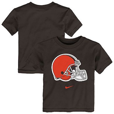 Toddler Nike Brown Cleveland Browns Primary Logo T-Shirt