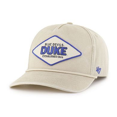 Unisex '47 Cream Duke Blue Devils Outdoorsmen Cairn Hitch Adjustable Hat