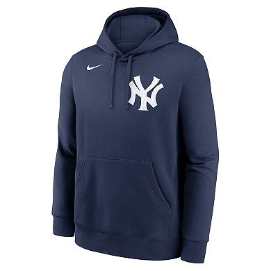 Men's Nike CC Sabathia Navy New York Yankees Retired Player Name & Number Club Pullover Hoodie