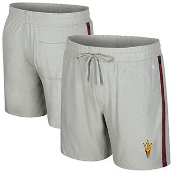 Men's Colosseum Gray Arizona State Sun Devils Mac Shorts