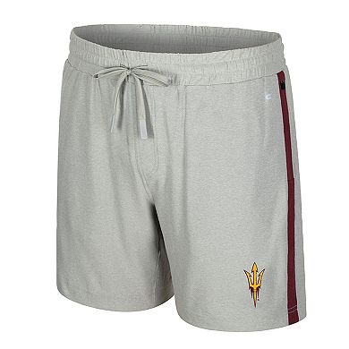 Men's Colosseum Gray Arizona State Sun Devils Mac Shorts