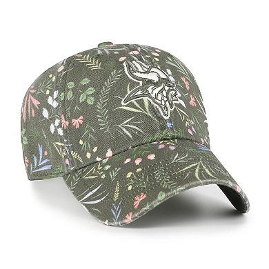 Women's '47 Green Minnesota Vikings Verbena Clean Up Adjustable Hat