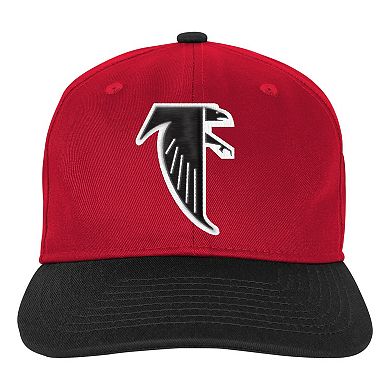 Youth Outerstuff Red Atlanta Falcons True Retro Adjustable Hat
