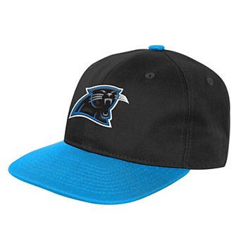 Youth Outerstuff Black Carolina Panthers True Retro Adjustable Hat