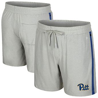 Men's Colosseum Gray Pitt Panthers Mac Shorts