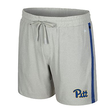 Men's Colosseum Gray Pitt Panthers Mac Shorts