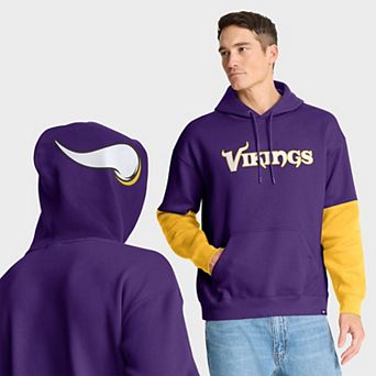 Men's Fanatics Purple Minnesota Vikings Helmet Pullover Hoodie