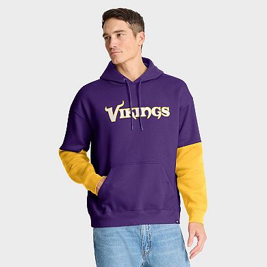Men's Fanatics Purple Minnesota Vikings Helmet Pullover Hoodie