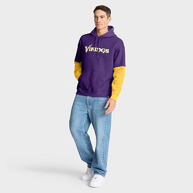 Men's Fanatics Purple Minnesota Vikings Helmet Pullover Hoodie