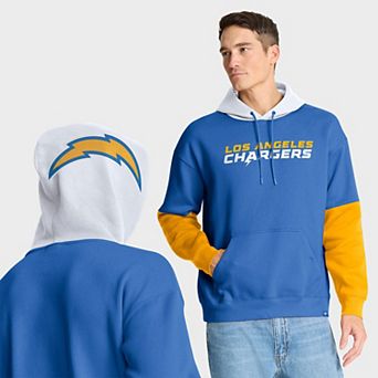 Men's Fanatics Powder Blue Los Angeles Chargers Helmet Pullover Hoodie