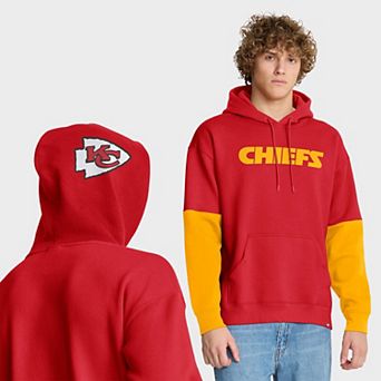 Men's Fanatics Red Kansas City Chiefs Helmet Pullover Hoodie