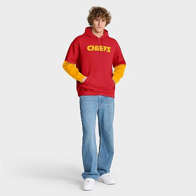 Men's Fanatics Red Kansas City Chiefs Helmet Pullover Hoodie