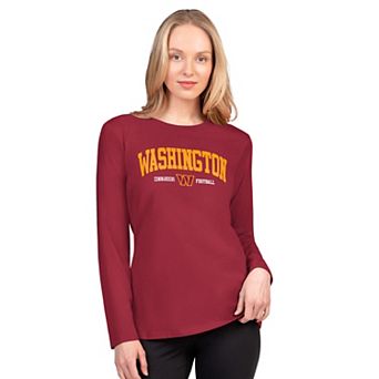 Women's G-III 4Her by Carl Banks Burgundy Washington Commanders Best Play Long Sleeve T-Shirt