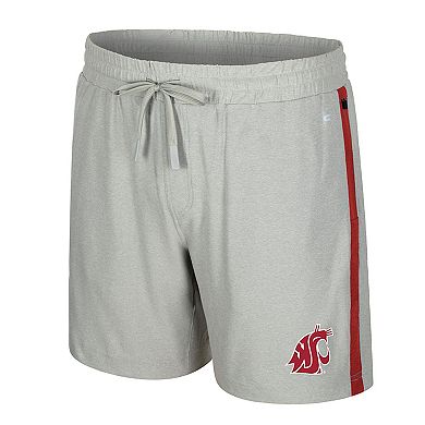 Men's Colosseum Gray Washington State Cougars Mac Shorts