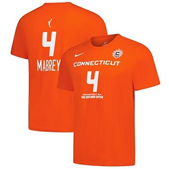 Men's Nike Marina Mabrey Orange Connecticut Sun Explorer Edition Name & Number T-Shirt
