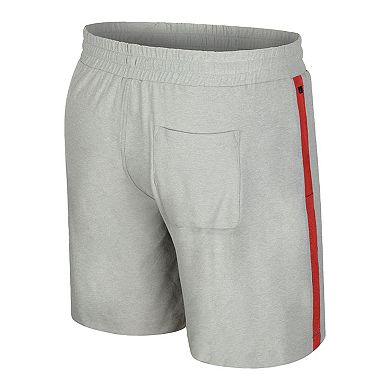 Men's Colosseum Gray Wisconsin Badgers Mac Shorts