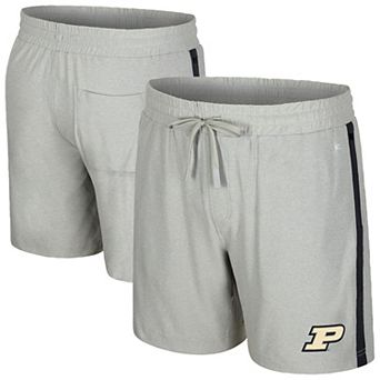 Men's Colosseum Gray Purdue Boilermakers Mac Shorts