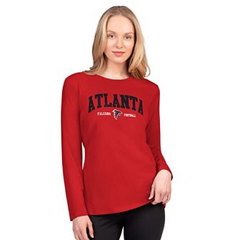 Women's G-III 4Her by Carl Banks Red Atlanta Falcons Best Play Long Sleeve T-Shirt