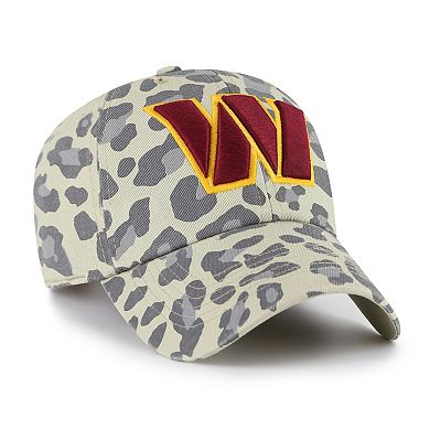 Women's '47 Gray Washington Commanders Bagheera Clean Up Adjustable Hat
