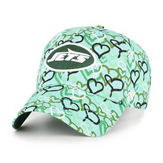 Girls Youth '47 Green New York Jets Mural Clean Up Adjustable Hat