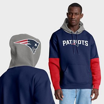 Men's Fanatics Navy New England Patriots Helmet Pullover Hoodie