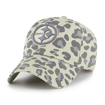 Women's '47 Gray Pittsburgh Steelers Bagheera Clean Up Adjustable Hat