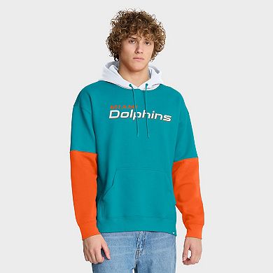 Men's Fanatics Aqua Miami Dolphins Helmet Pullover Hoodie