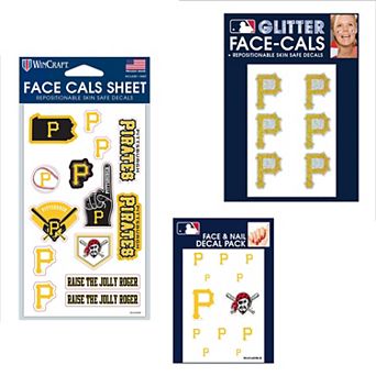 WinCraft Pittsburgh Pirates 4" x 7" Waterless Tattoos Set