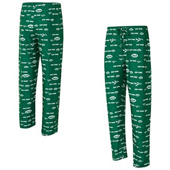 Men's Concepts Sport Green New York Jets Retro Mosaic Allover Print Knit Pants