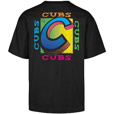 Men's '47 Black Chicago Cubs Sundale Foundation T-Shirt