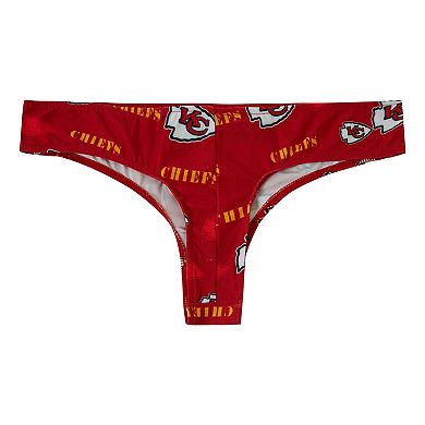 Women's Concepts Sport Red Kansas City Chiefs Mosaic All Over Print Thong