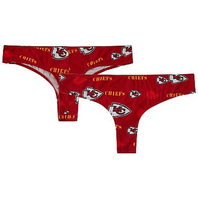 Women's Concepts Sport Red Kansas City Chiefs Mosaic All Over Print Thong