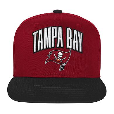 Youth Outerstuff Red Tampa Bay Buccaneers Essentials Adjustable Hat