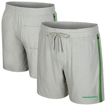 Men's Colosseum Gray Oregon Ducks Mac Shorts