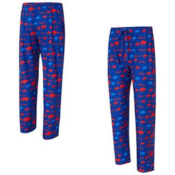 Men's Concepts Sport Royal Buffalo Bills Retro Mosaic Allover Print Knit Pants