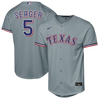 Youth Nike Corey Seager Gray Texas Rangers Road Replica Jersey