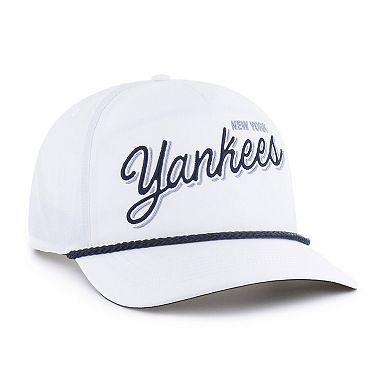 Men's '47 White New York Yankees Brrr Fairway Hitch Adjustable Hat