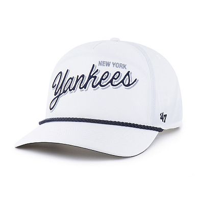 Men's '47 White New York Yankees Brrr Fairway Hitch Adjustable Hat